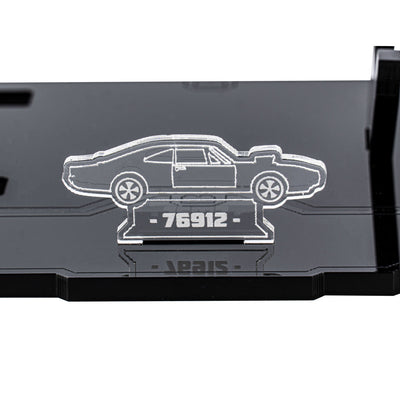 Display Stand for LEGO® Speed Champions Fast & Furious 1970 Dodge Charger R/T (76912)