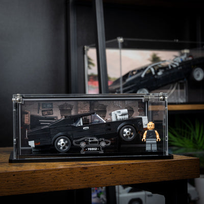 Display Case for LEGO® Speed Champions Fast & Furious 1970 Dodge Charger R/T (76912)