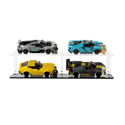 Display Stand for 4x LEGO® Speed Champions Cars (2x2)