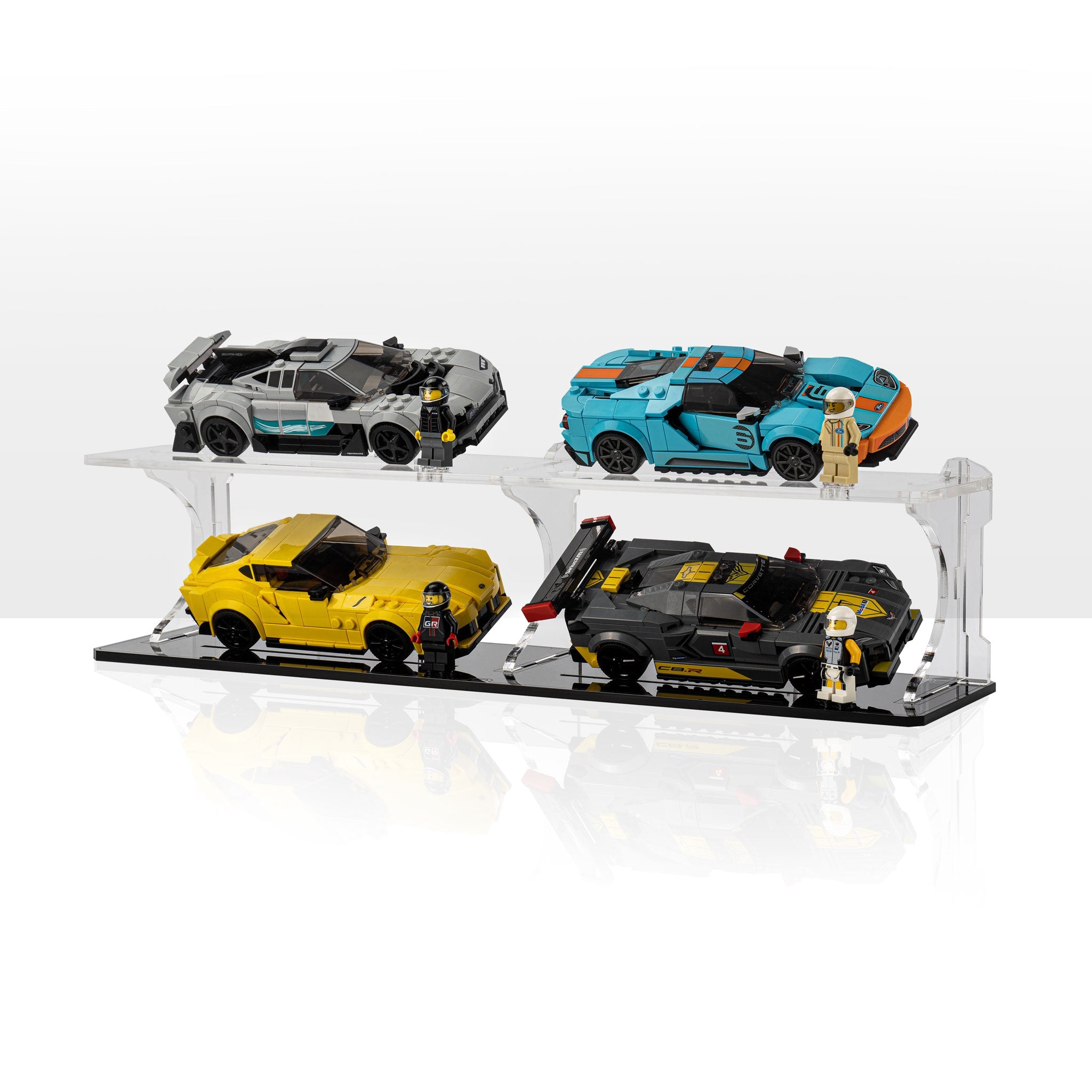 Display Stand for 4x LEGO® Speed Champions Cars (2x2)