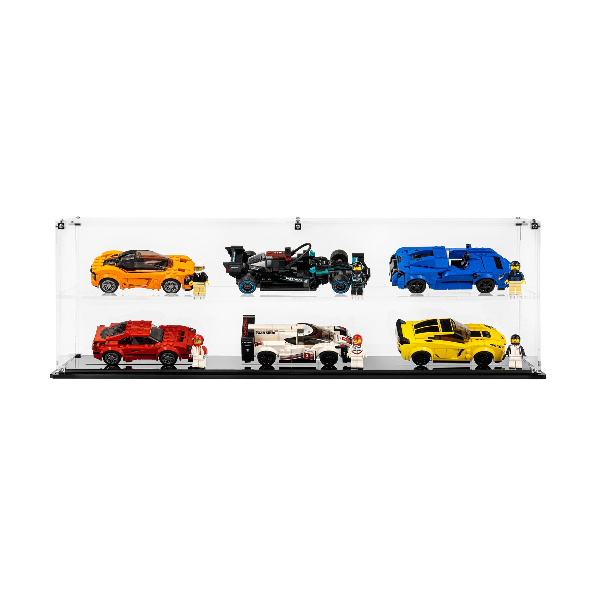 Display Case for 6x LEGO® Speed Champions Cars (2x3)