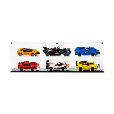 Display Case for 6x LEGO® Speed Champions Cars (2x3)