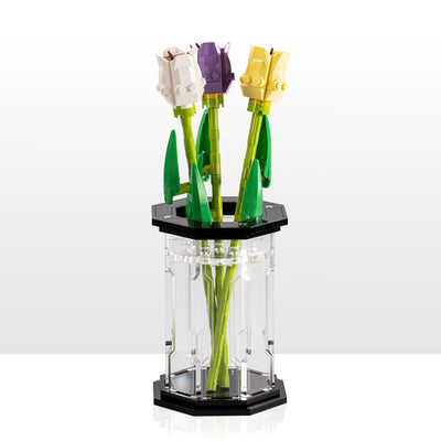 Display Vase for LEGO® Flowers - Black