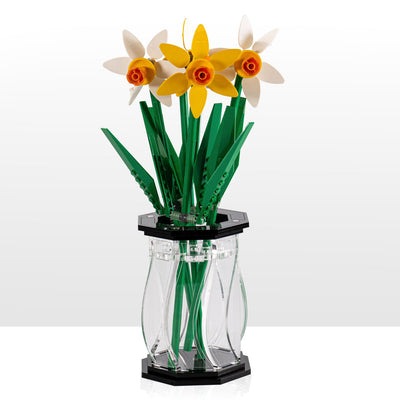 Large Display Vase for LEGO® Flowers - Black