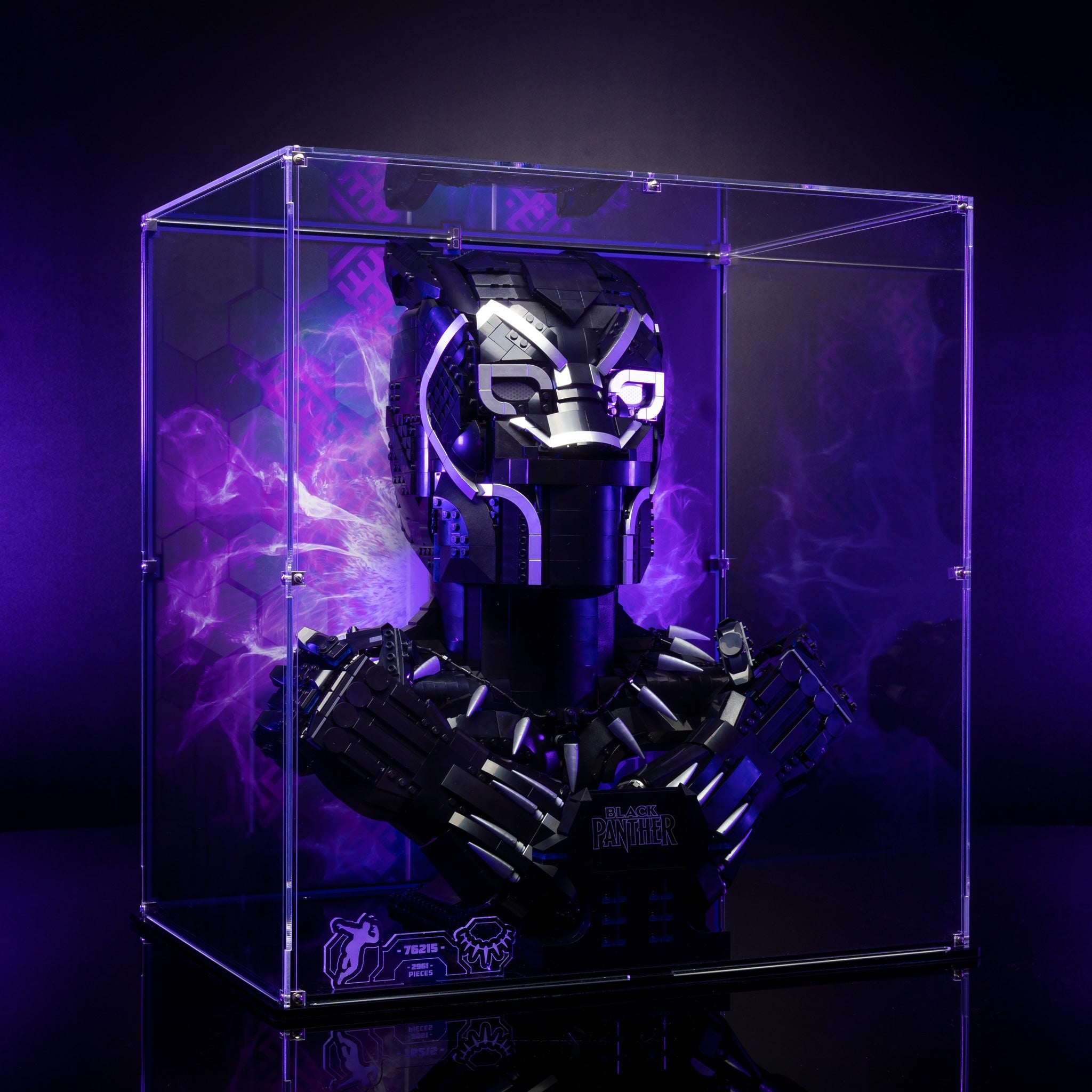 Display Case for LEGO® Marvel Black Panther Bust (76215)