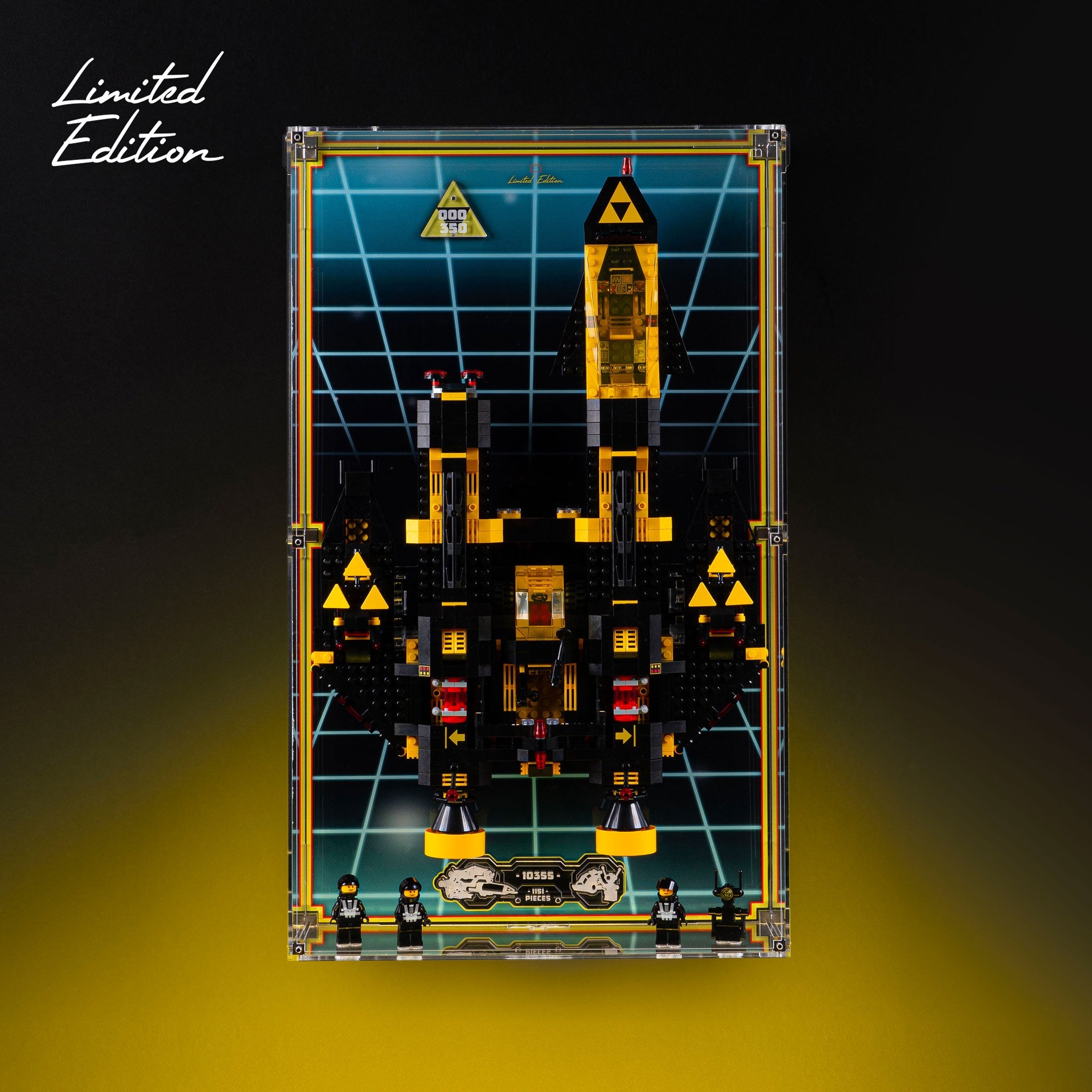 Limited Edition Wall Mounted Display Case for LEGO® Icons: Blacktron Renegade (10355)