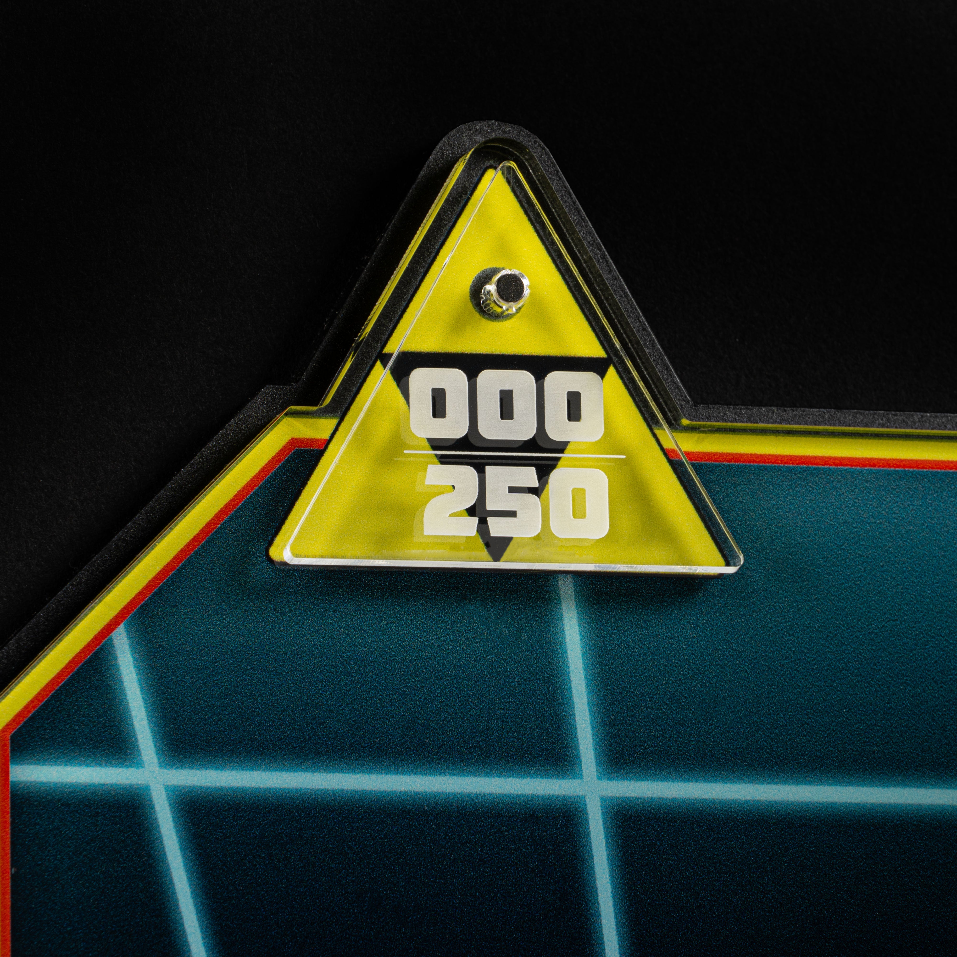 Limited Edition Wall Mounted Display Stand for LEGO® Icons: Blacktron Renegade (10355)