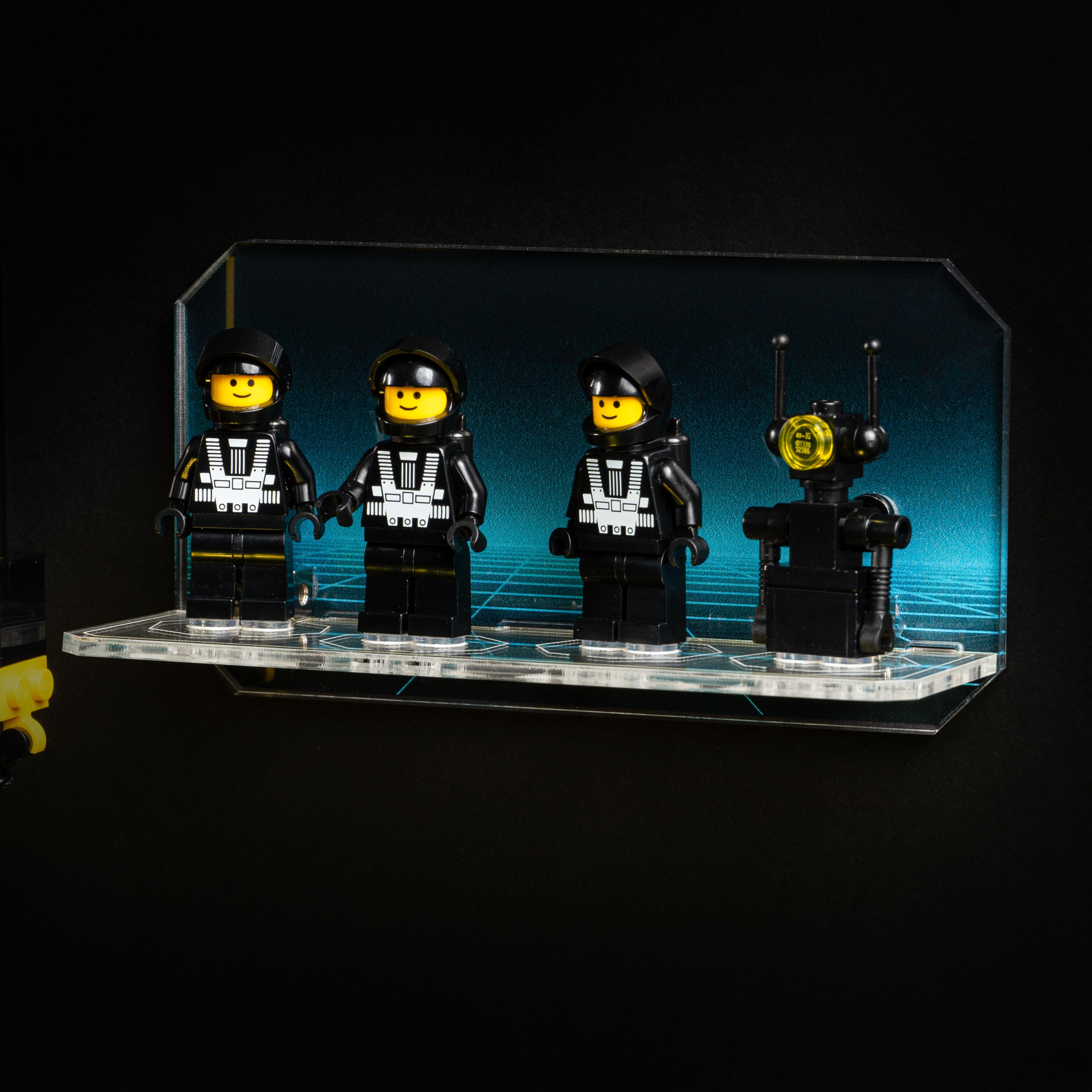 Limited Edition Wall Mounted Display Stand for LEGO® Icons: Blacktron Renegade (10355)