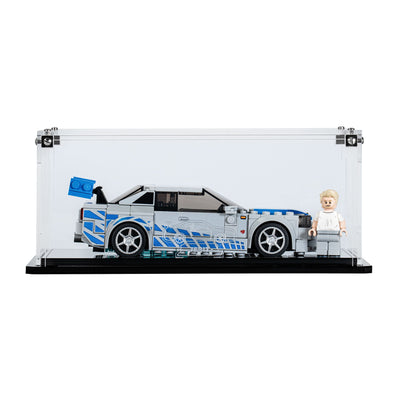 Display Case for LEGO® Speed Champions 2 Fast 2 Furious Nissan Skyline GT-R (R34) (76917)