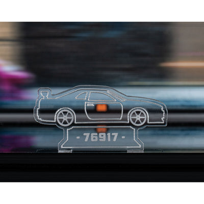 Display Case for LEGO® Speed Champions 2 Fast 2 Furious Nissan Skyline GT-R (R34) (76917)
