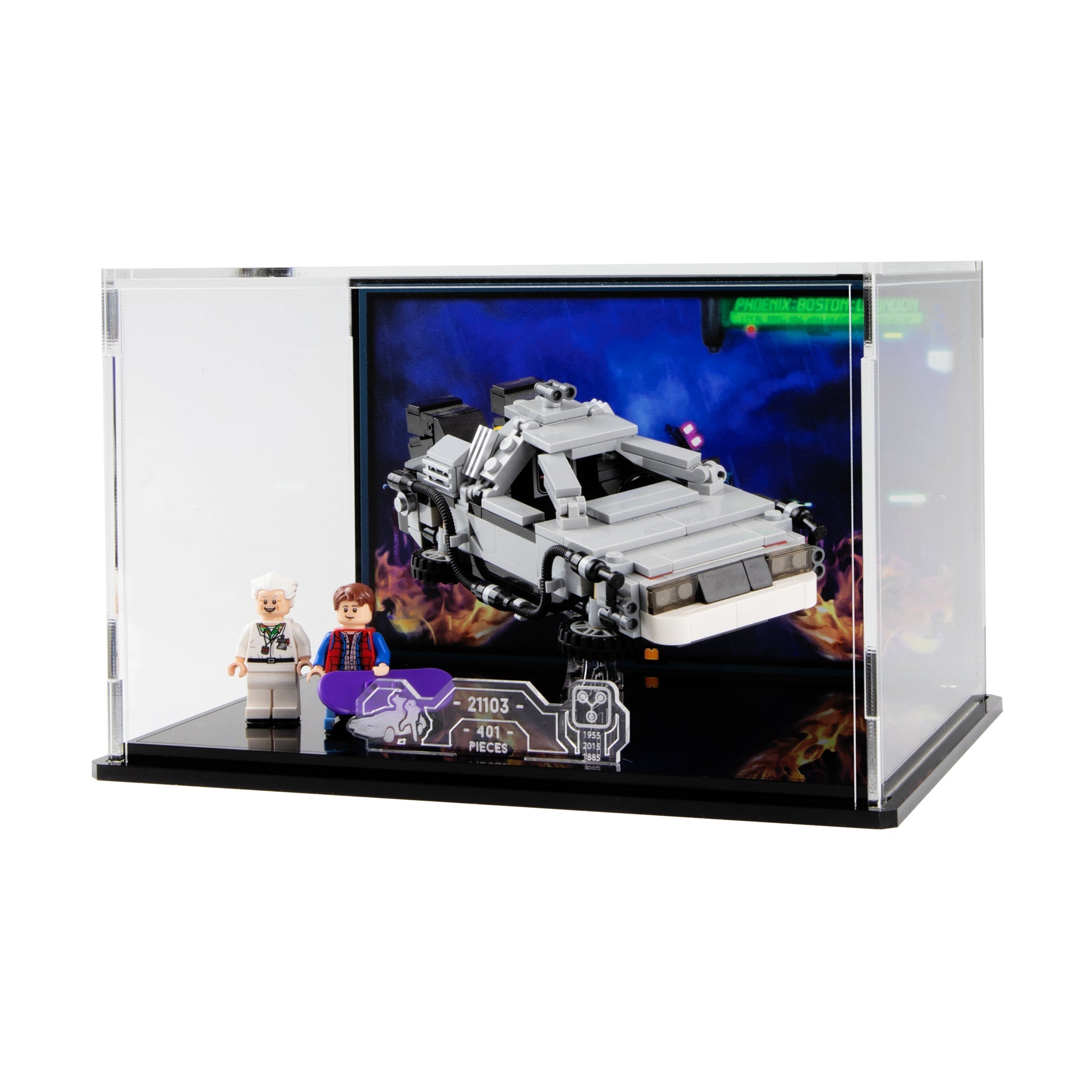 Display Case for LEGO® Ideas: The DeLorean (21103)