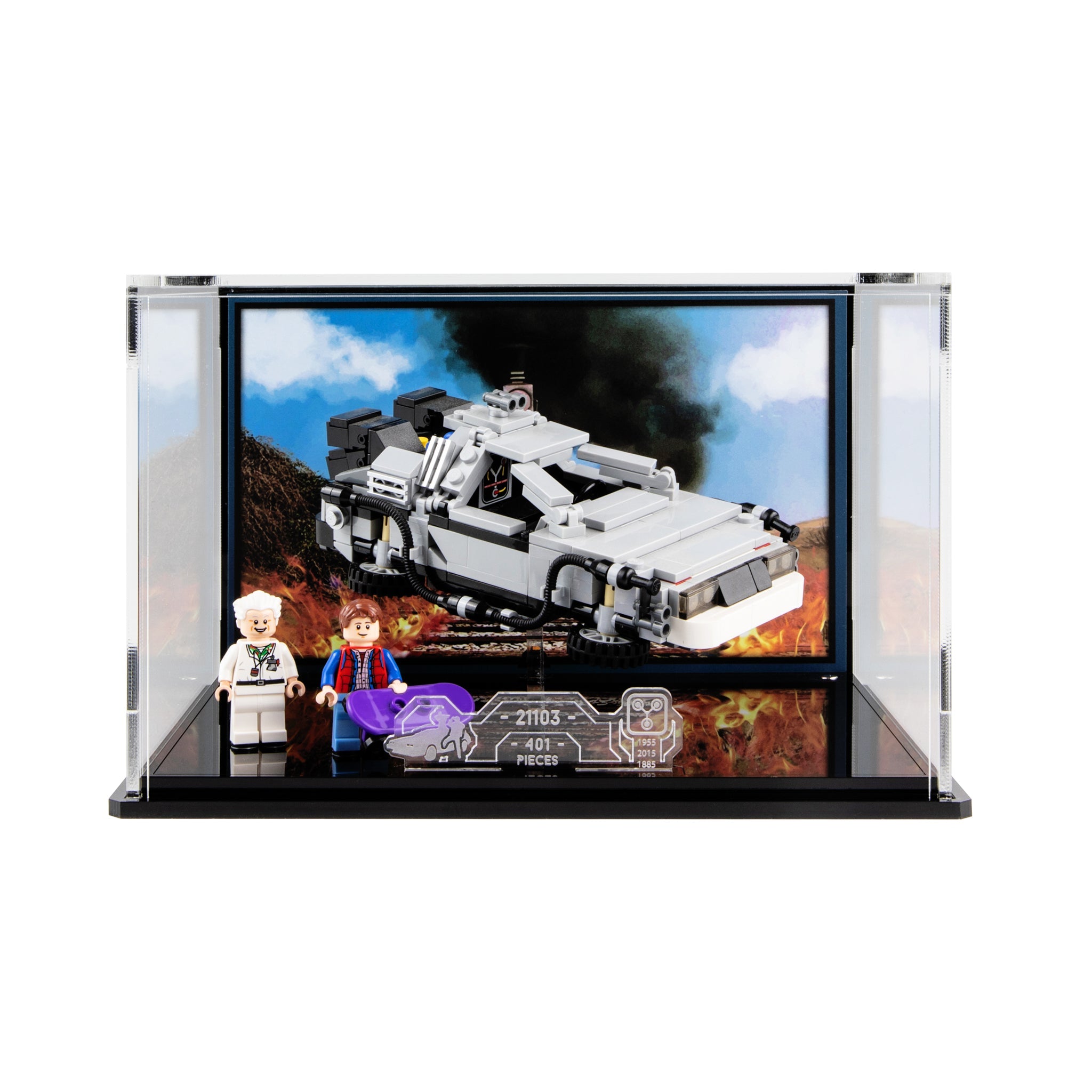 Display Case for LEGO® Ideas: The DeLorean (21103)