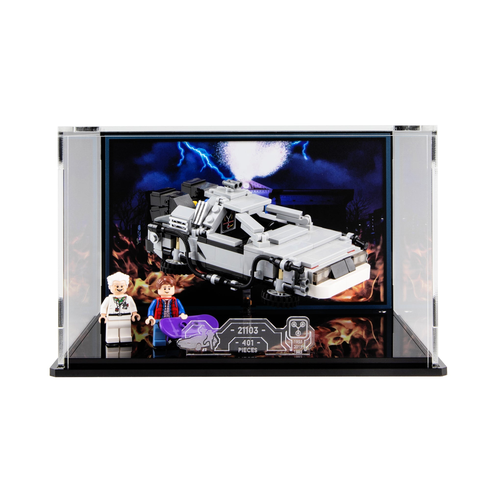 Display Case for LEGO® Ideas: The DeLorean (21103)