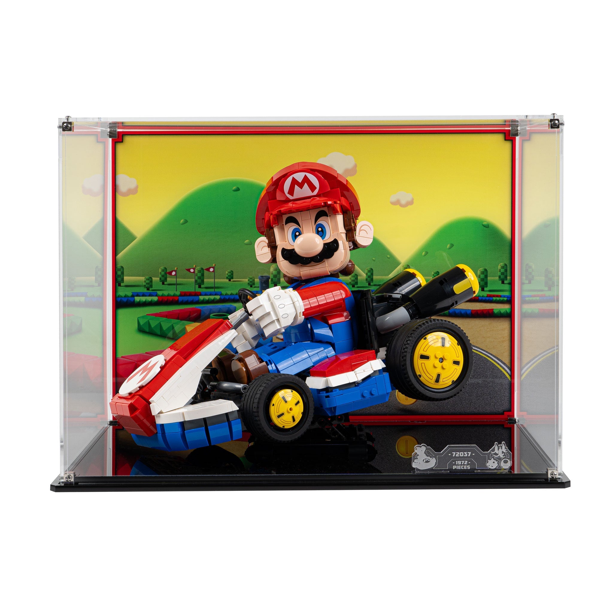 Display Case for LEGO® Mario Kart™ Mario & Standard Kart (72037)