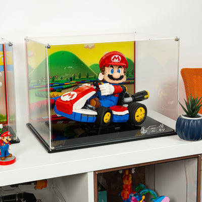 Display Case for LEGO® Mario Kart™ Mario & Standard Kart (72037)