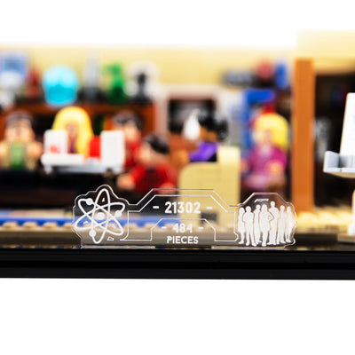 Display Case for LEGO® Ideas: The Big Bang Theory (21302)