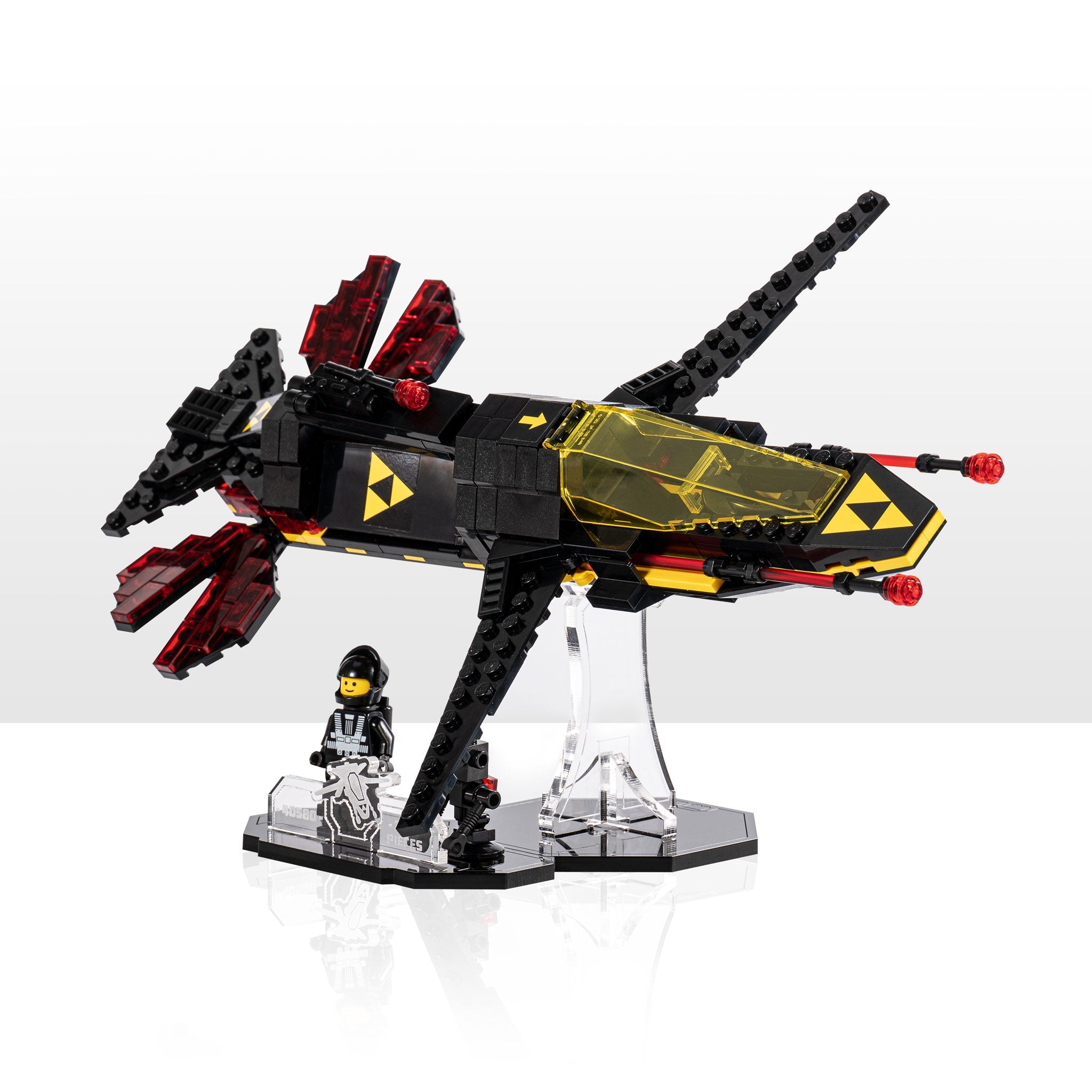 Display Stand for LEGO® Blacktron Cruiser (40580)