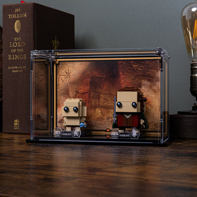 Display Case for LEGO® Brickheadz: Frodo™ & Gollum™ (40630)