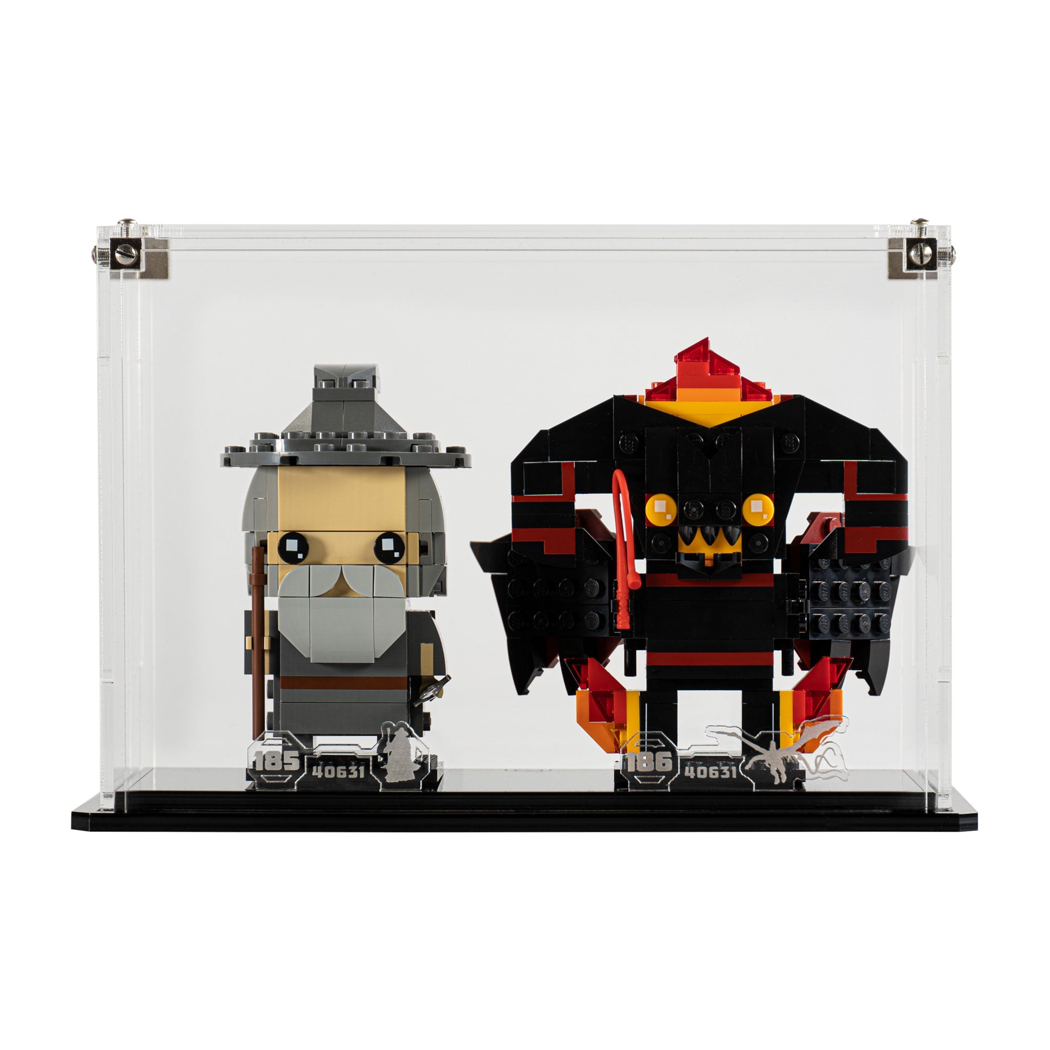 Display Case for LEGO® Brickheadz: Gandalf the Grey™ & Balrog™ (40631)