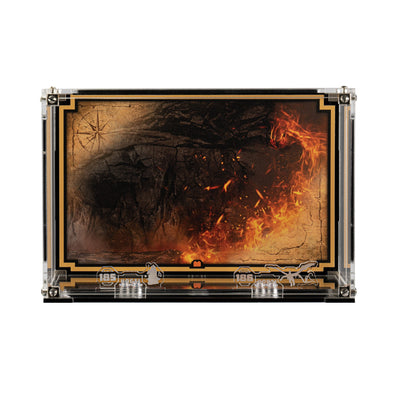Wall mounted Display Case for LEGO® Brickheadz: Gandalf the Grey™ & Balrog™ (40631)