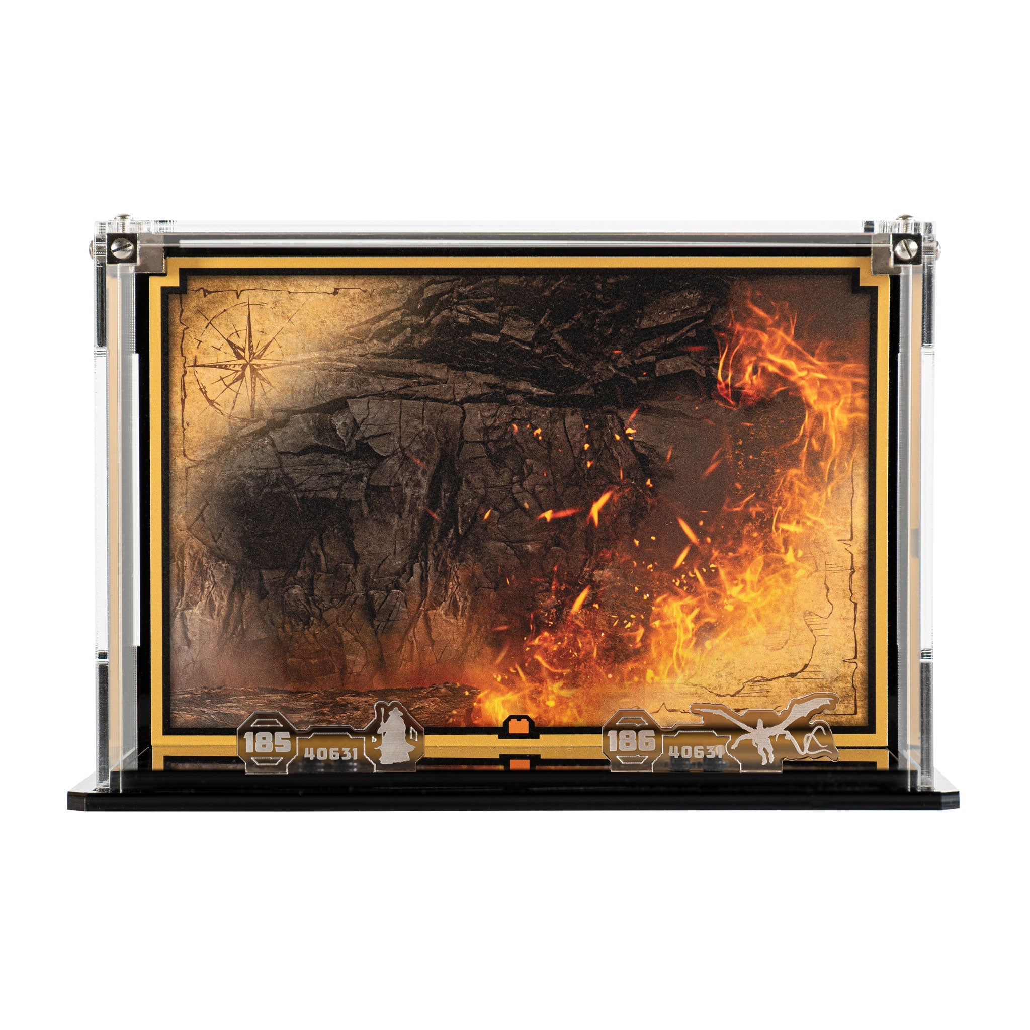 Display Case for LEGO® Brickheadz: Gandalf the Grey™ & Balrog™ (40631)