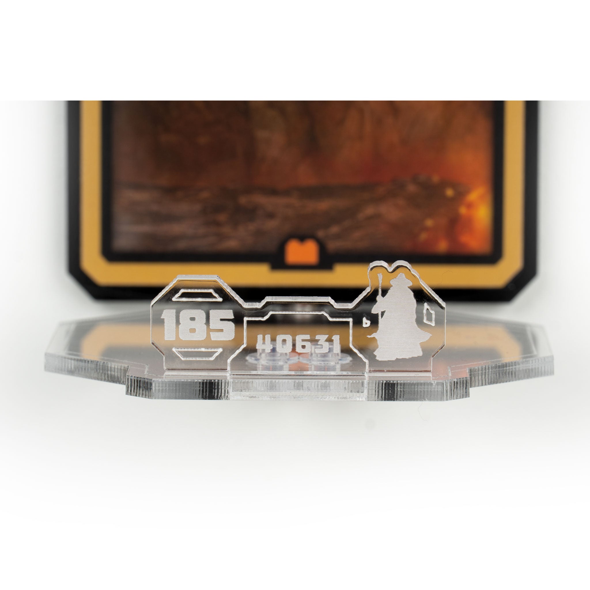 Wall mounted Display for LEGO® Brickheadz: Gandalf the Grey™ & Balrog™ (40631)