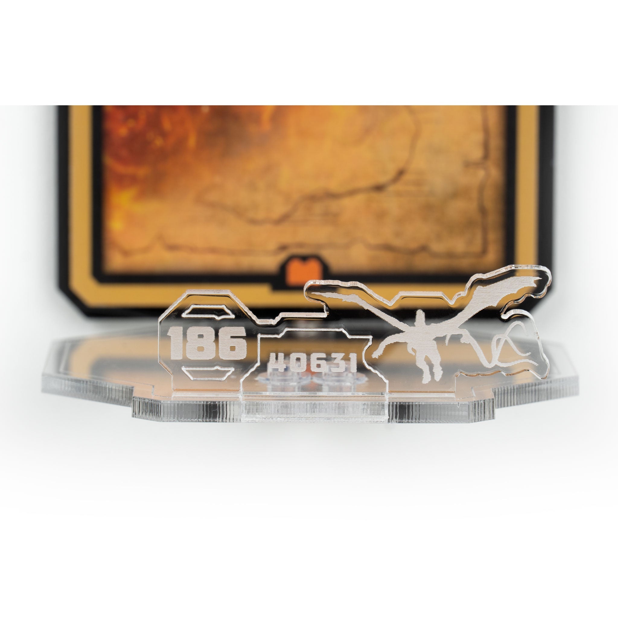 Wall mounted Display for LEGO® Brickheadz: Gandalf the Grey™ & Balrog™ (40631)