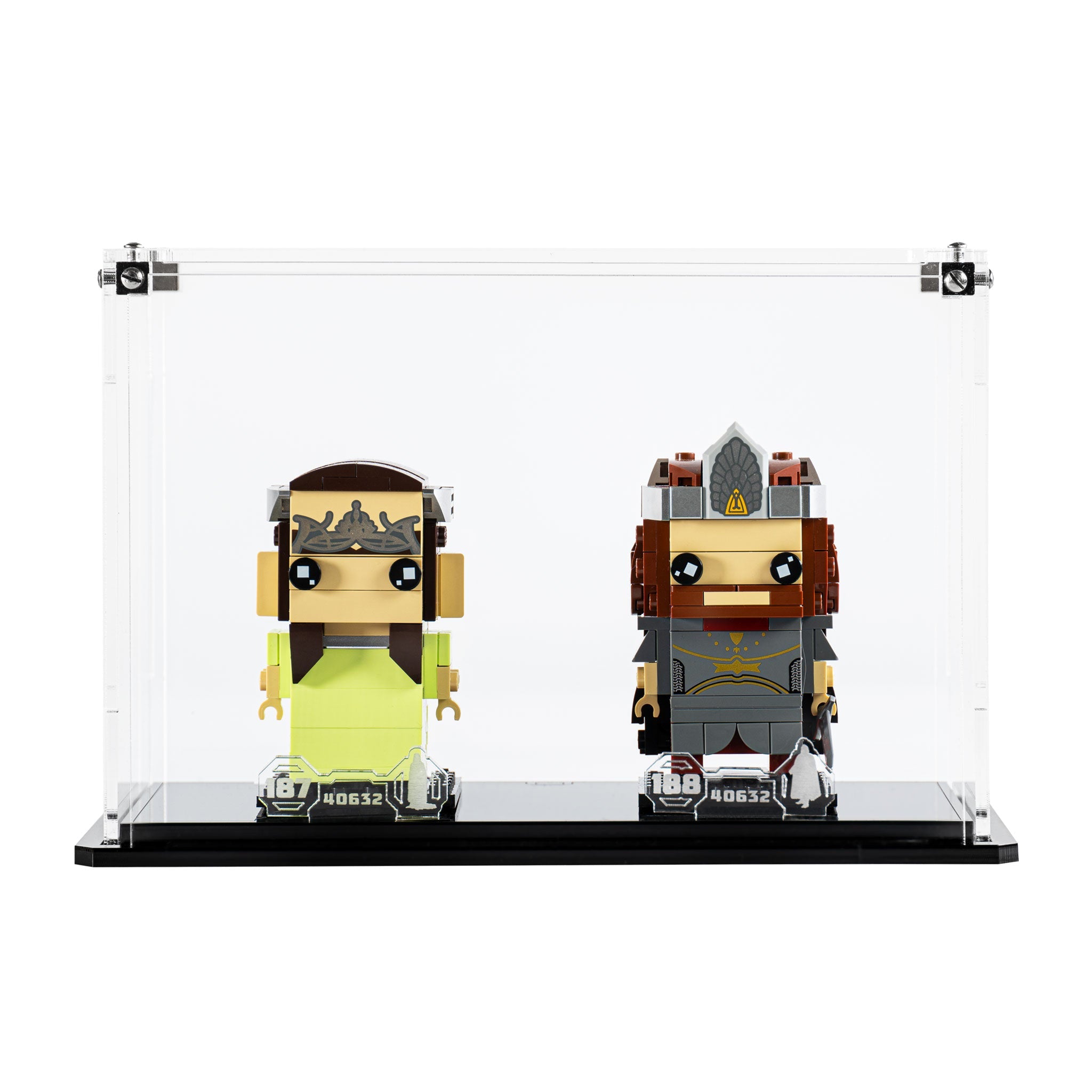 Display Case for LEGO® Brickheadz: Aragorn™ & Arwen™ (40632)
