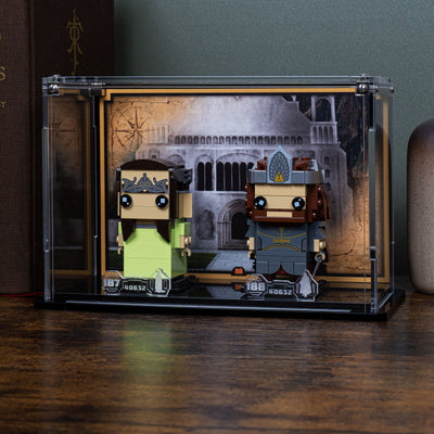 Display Case for LEGO® Brickheadz: Aragorn™ & Arwen™ (40632)