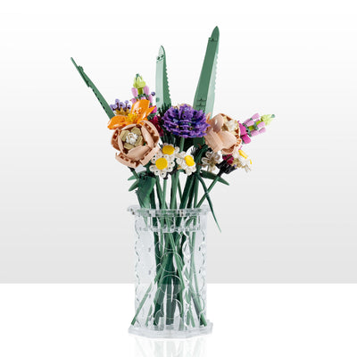 Large Display Vase for LEGO® Flowers - Clear