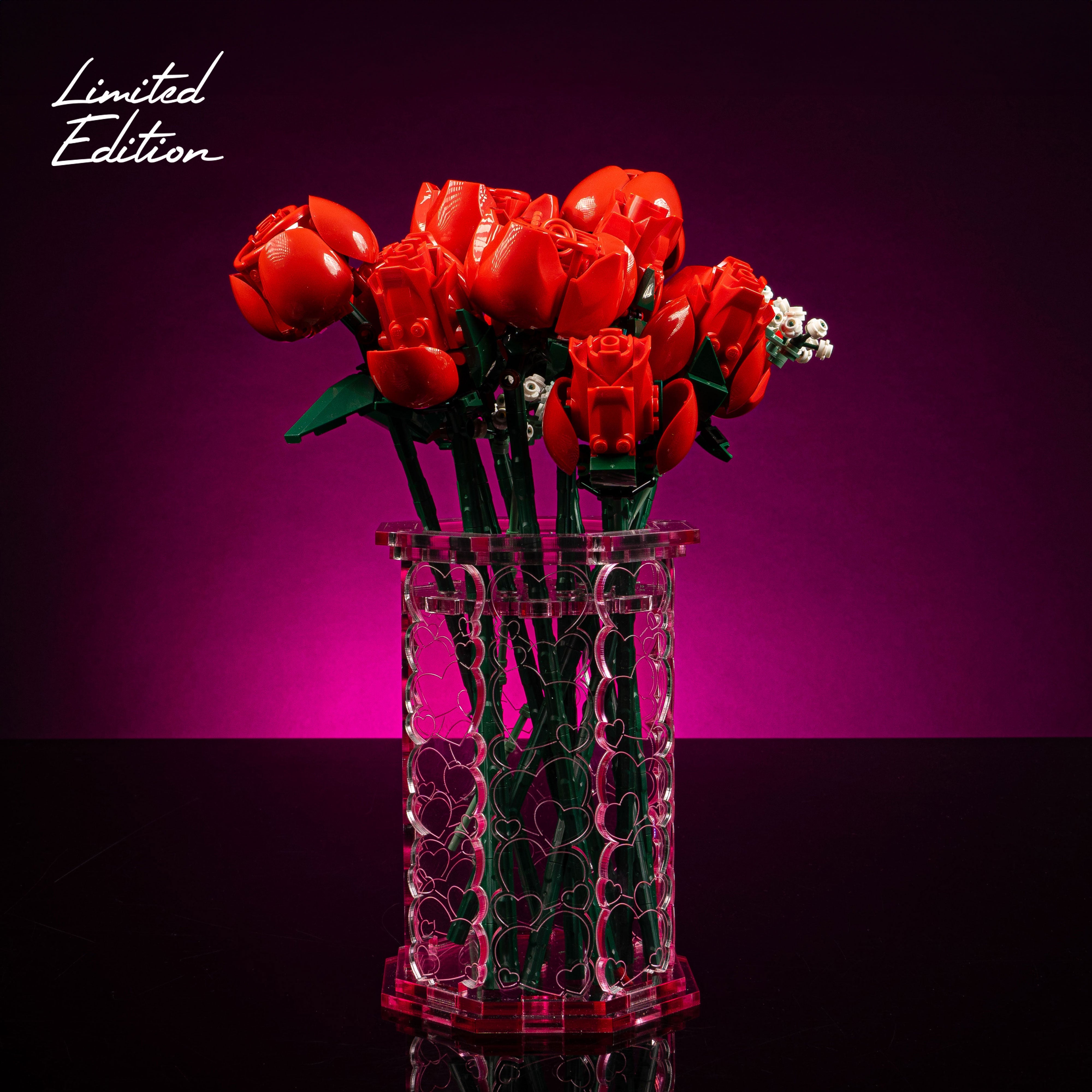 Limited Edition Valentine’s Day Vase for LEGO® Botanical Flowers