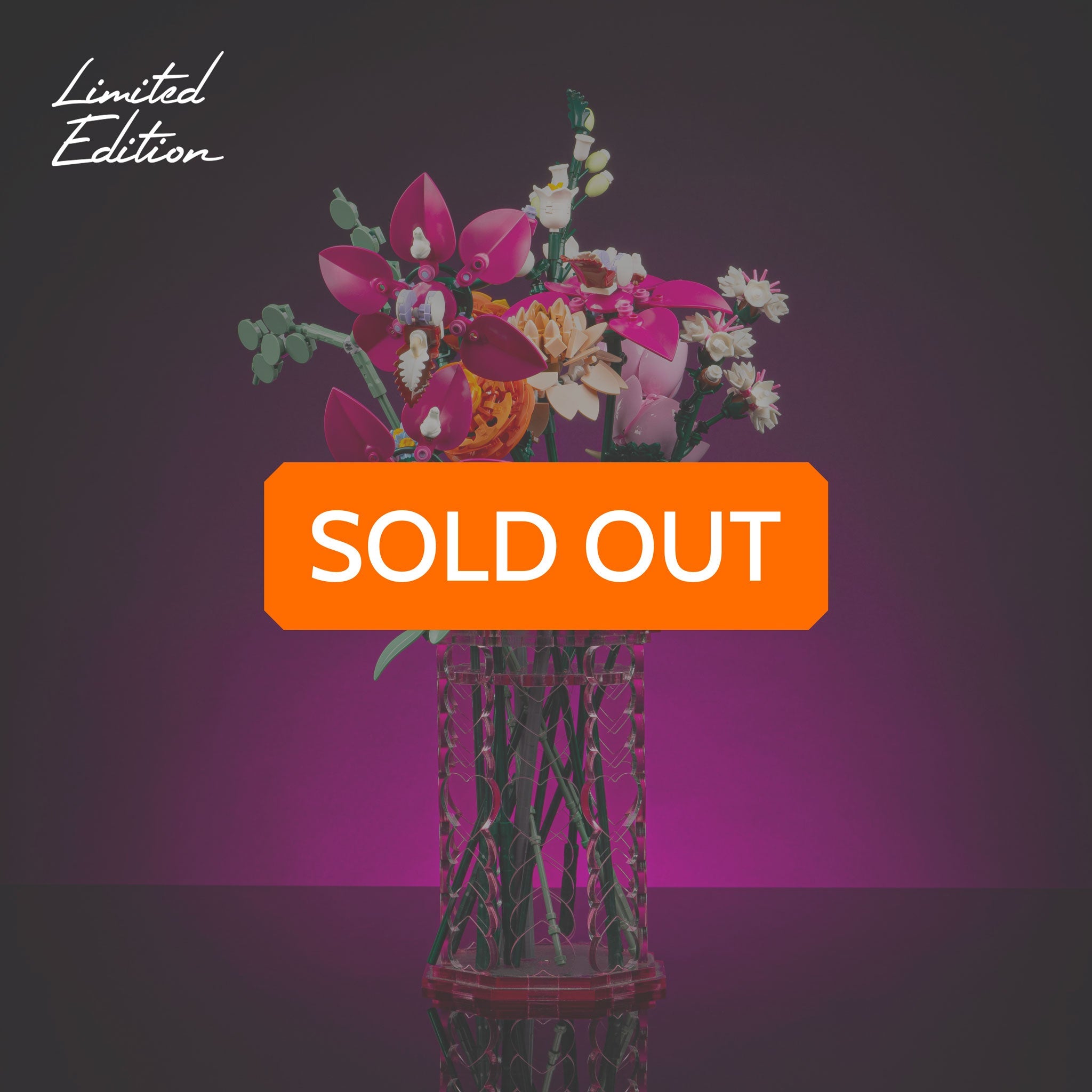 Limited Edition Large Valentine’s Day Vase for LEGO® Botanical Flowers