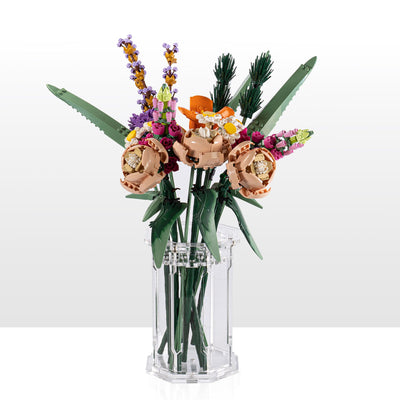 Large Display Vase for LEGO® Flowers - Clear
