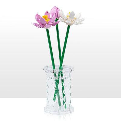 Display Vase for LEGO® Flowers - Clear