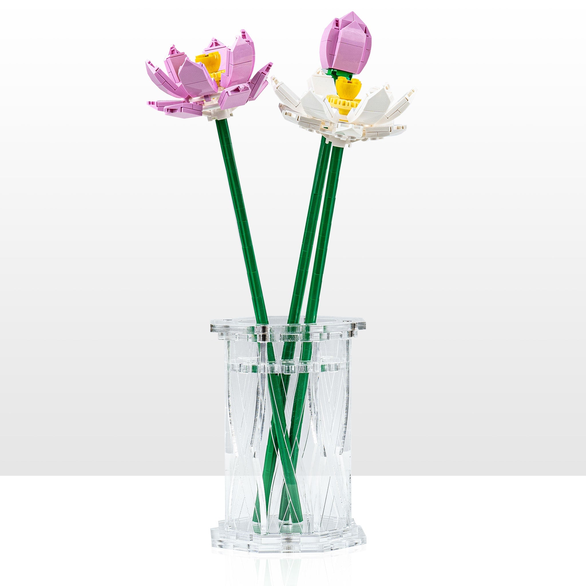 Display Vase for LEGO® Flowers - Clear