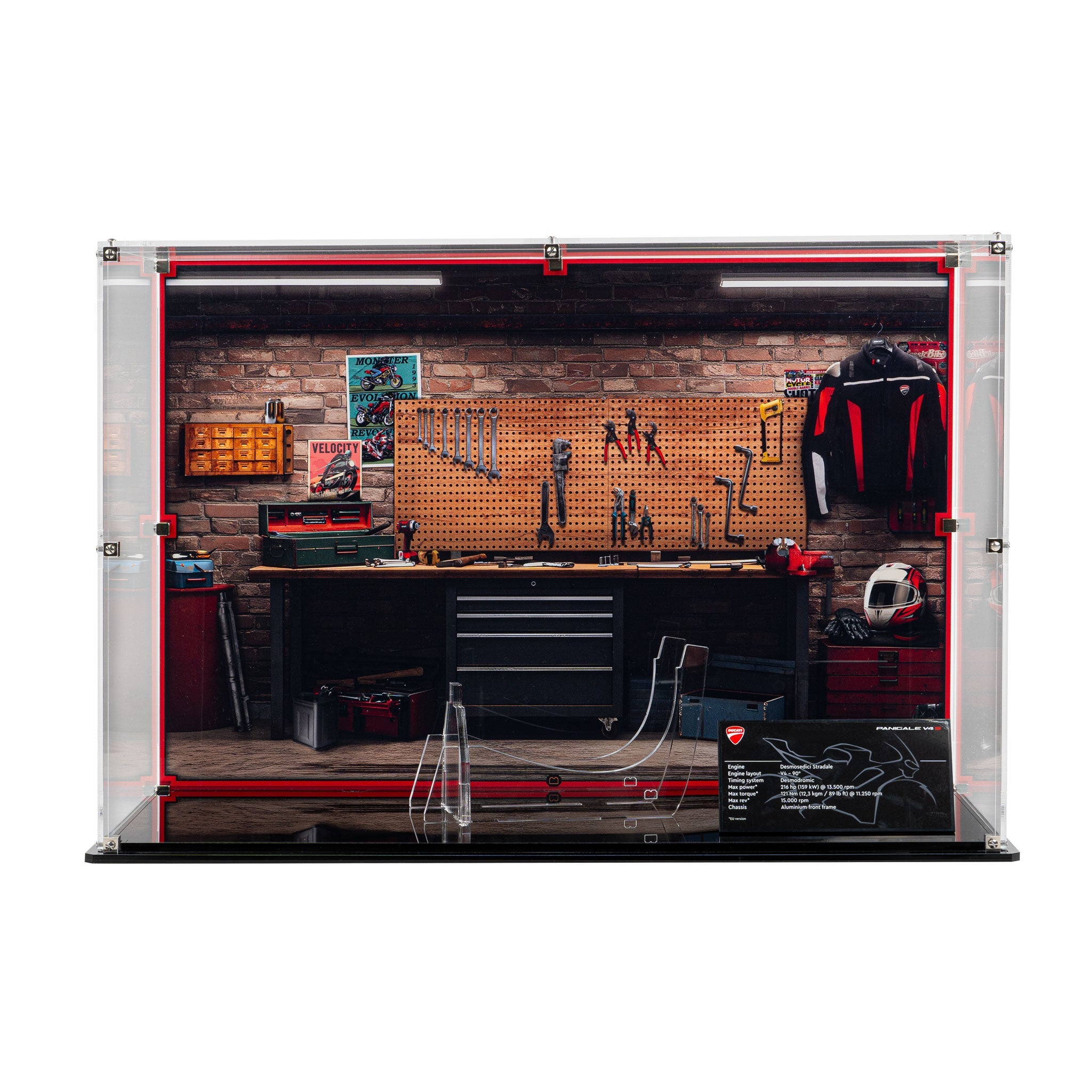 Display Case for LEGO Technic: Ducati Panigale V4 S (42202)