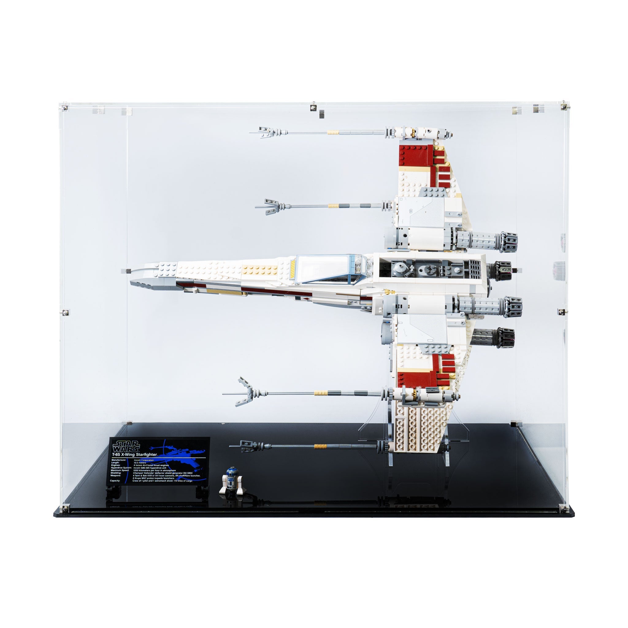 Display Case for LEGO® Star Wars™ UCS Red Five X-Wing Fighter (10240)
