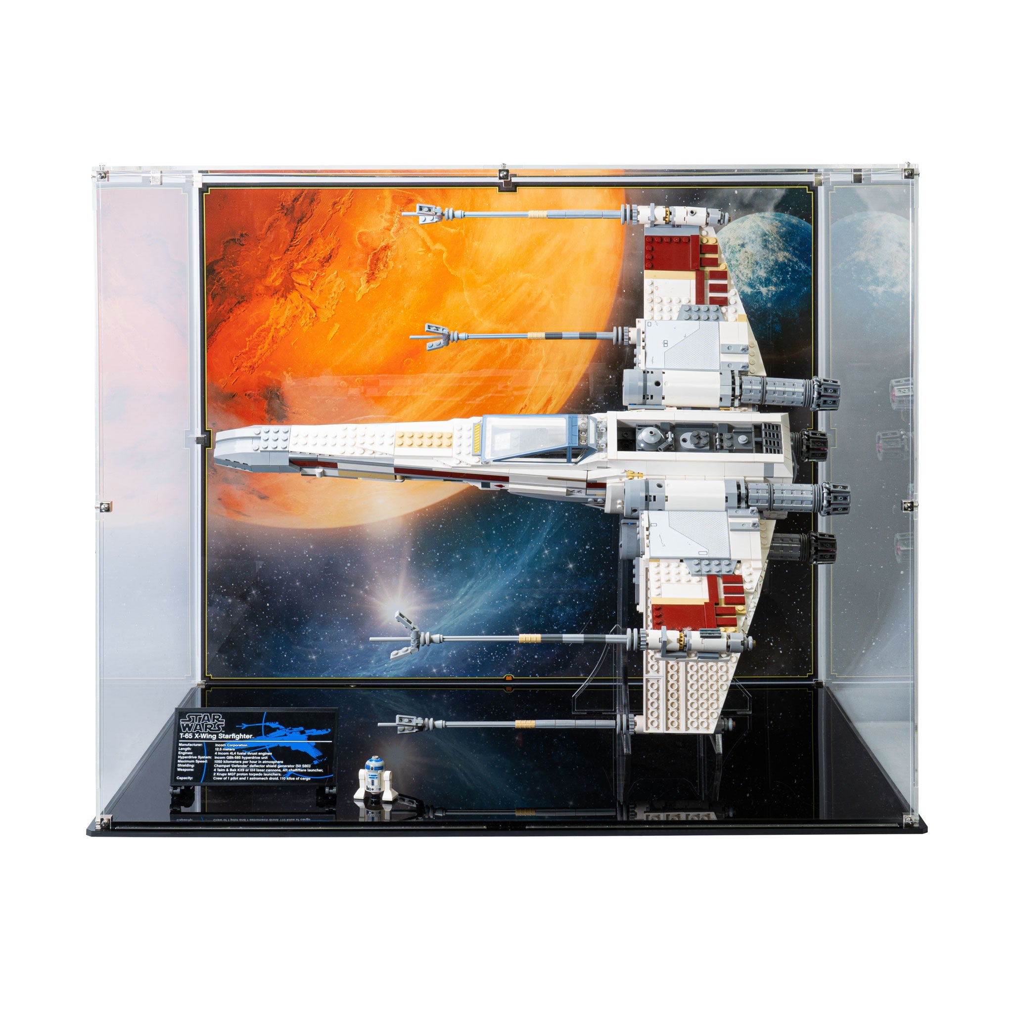 Display Case for LEGO® Star Wars™ UCS Red Five X-Wing Fighter (10240)