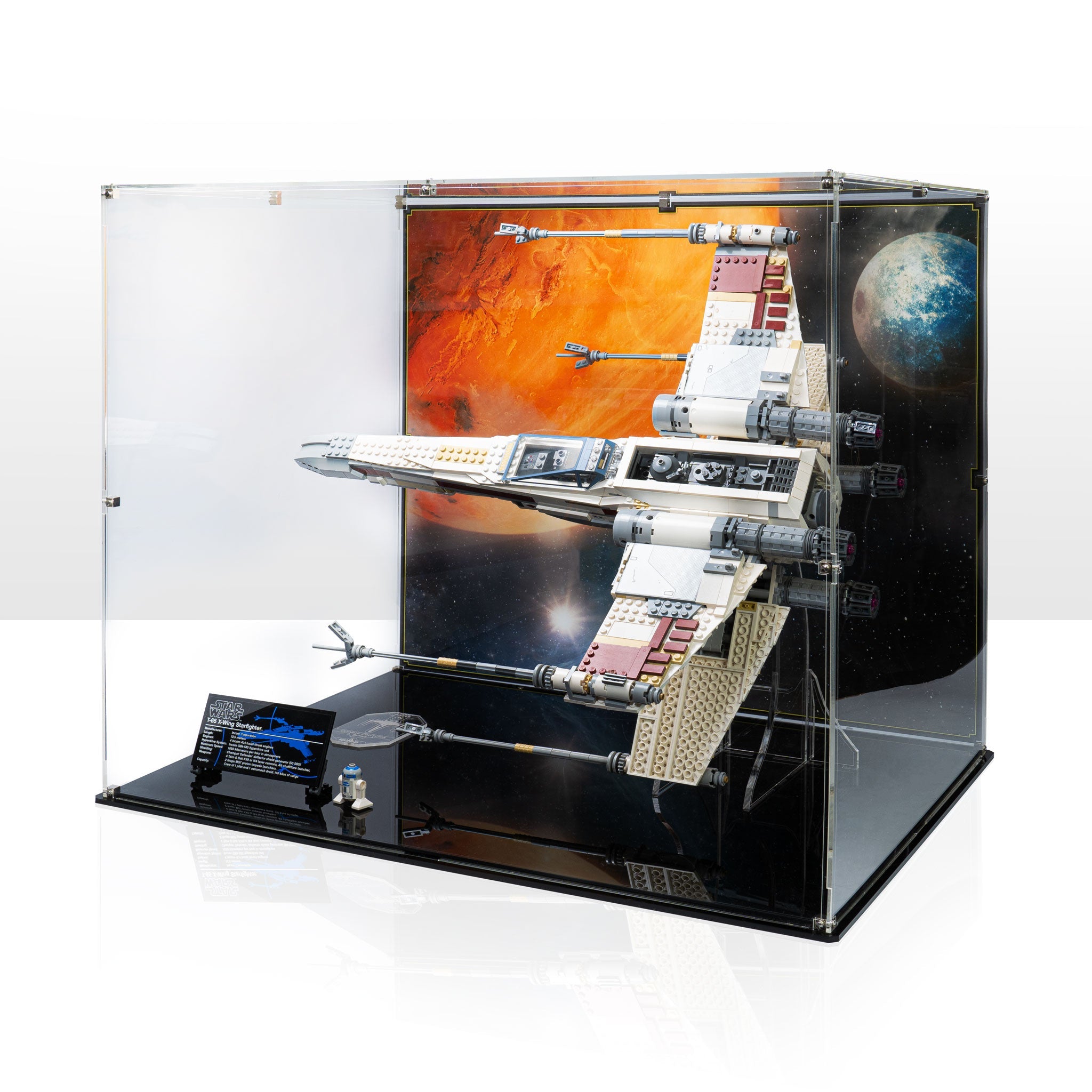 Display Case for LEGO® Star Wars™ UCS Red Five X-Wing Fighter (10240)