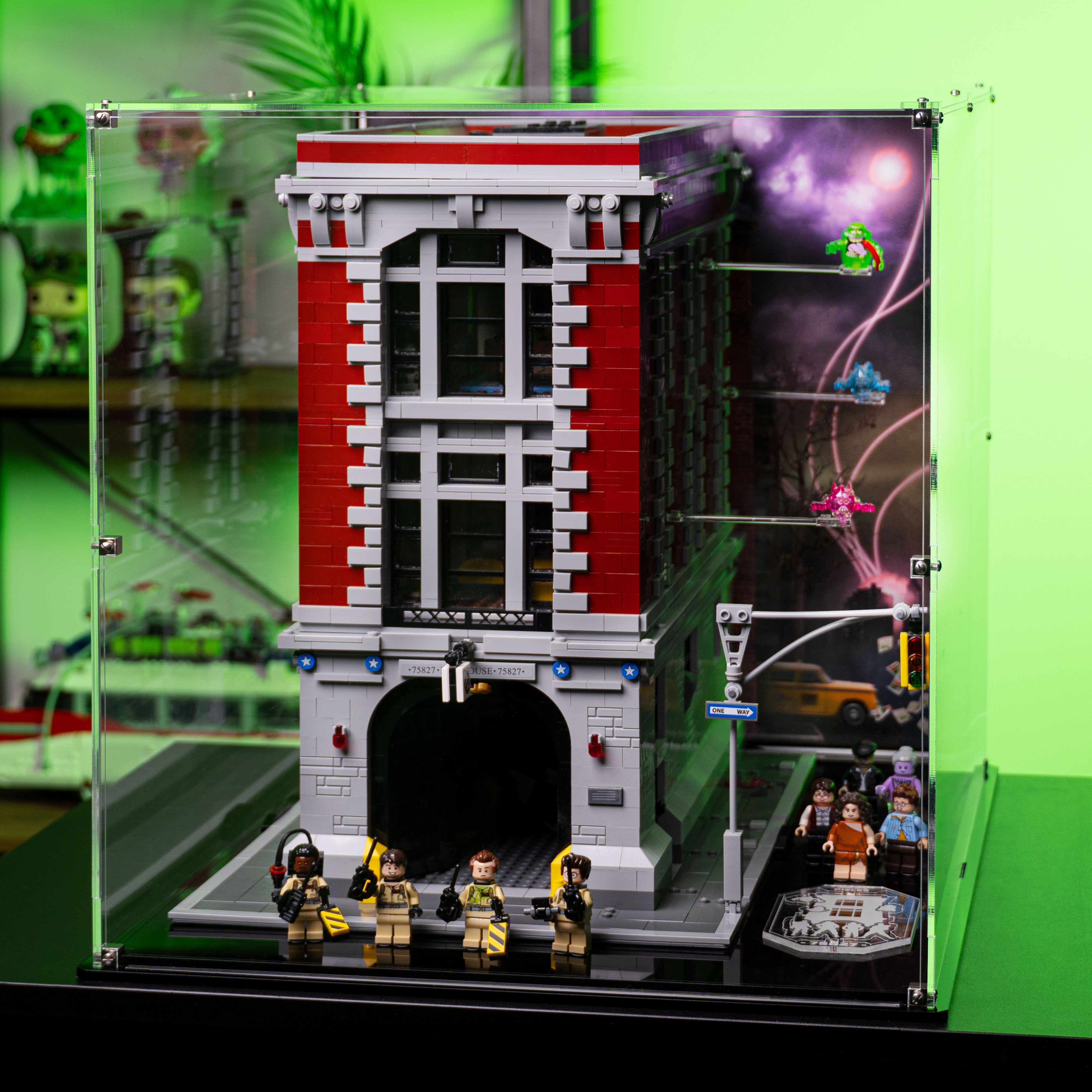 Display Case for LEGO® Ghostbusters Firehouse Headquarters (75827)