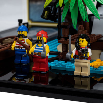 Display Case for LEGO® Ideas Pirates of Barracuda Bay (21322)