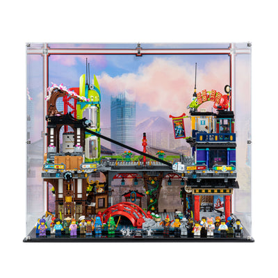 Display Case for LEGO® NINJAGO® City Markets (71799)
