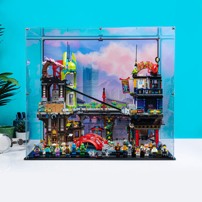 Display Case for LEGO® NINJAGO® City Markets (71799)