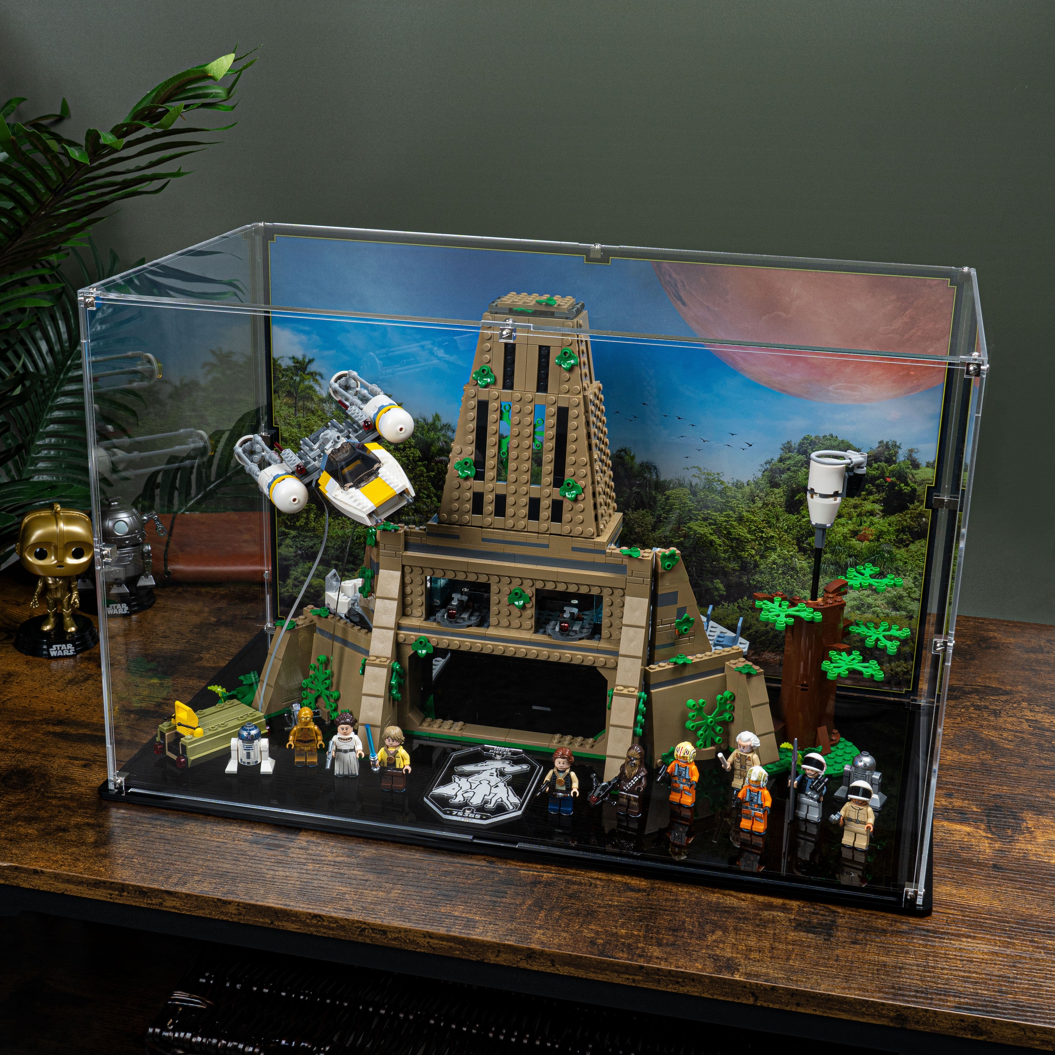 Display Case for LEGO® Star Wars Yavin 4 Rebel Base (75365)