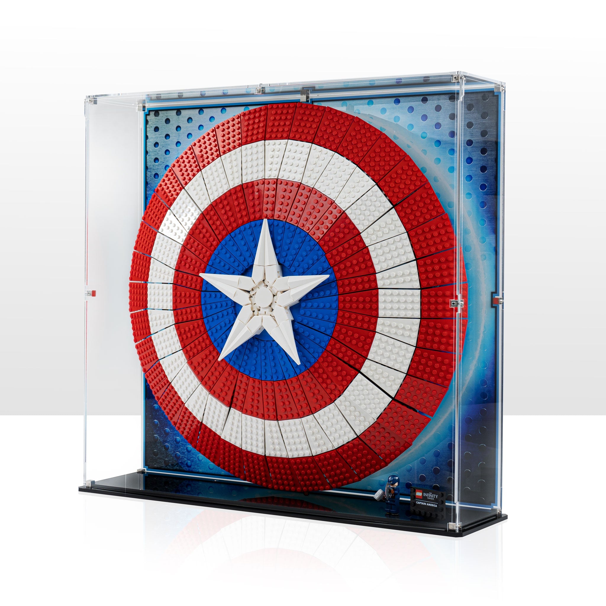 Display Case for LEGO® Marvel Captain America's Shield (76262)