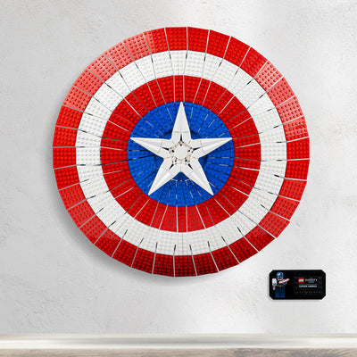 Wall mounted Display Stand for LEGO® Marvel Captain America's Shield (76262)