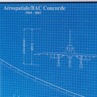 Display Case for LEGO® Icons: Concorde (10318)