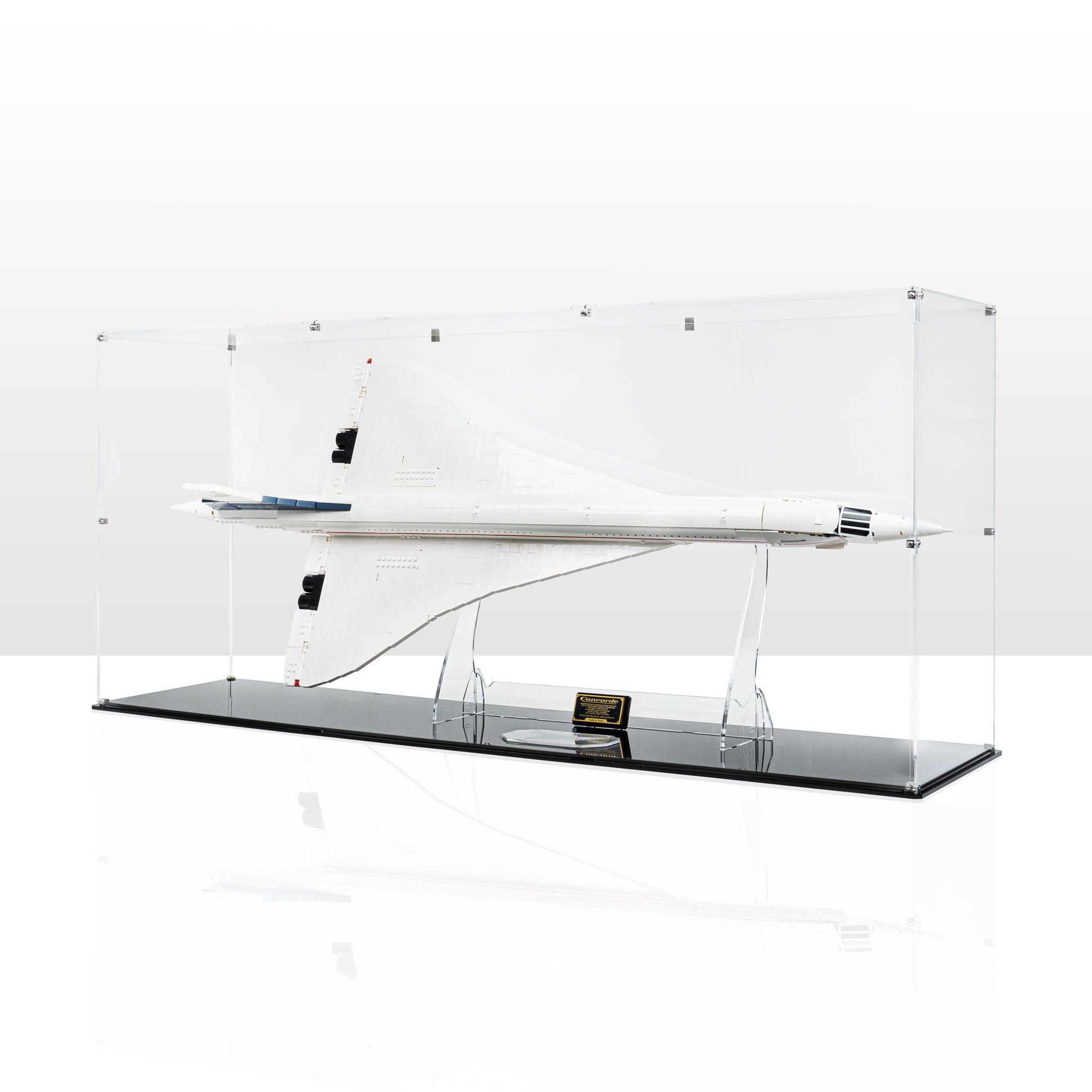 Clear Display Case for LEGO® Icons: Concorde (10318)
