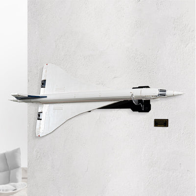 Wall mounted Display Stand for LEGO® Icons: Concorde (10318)