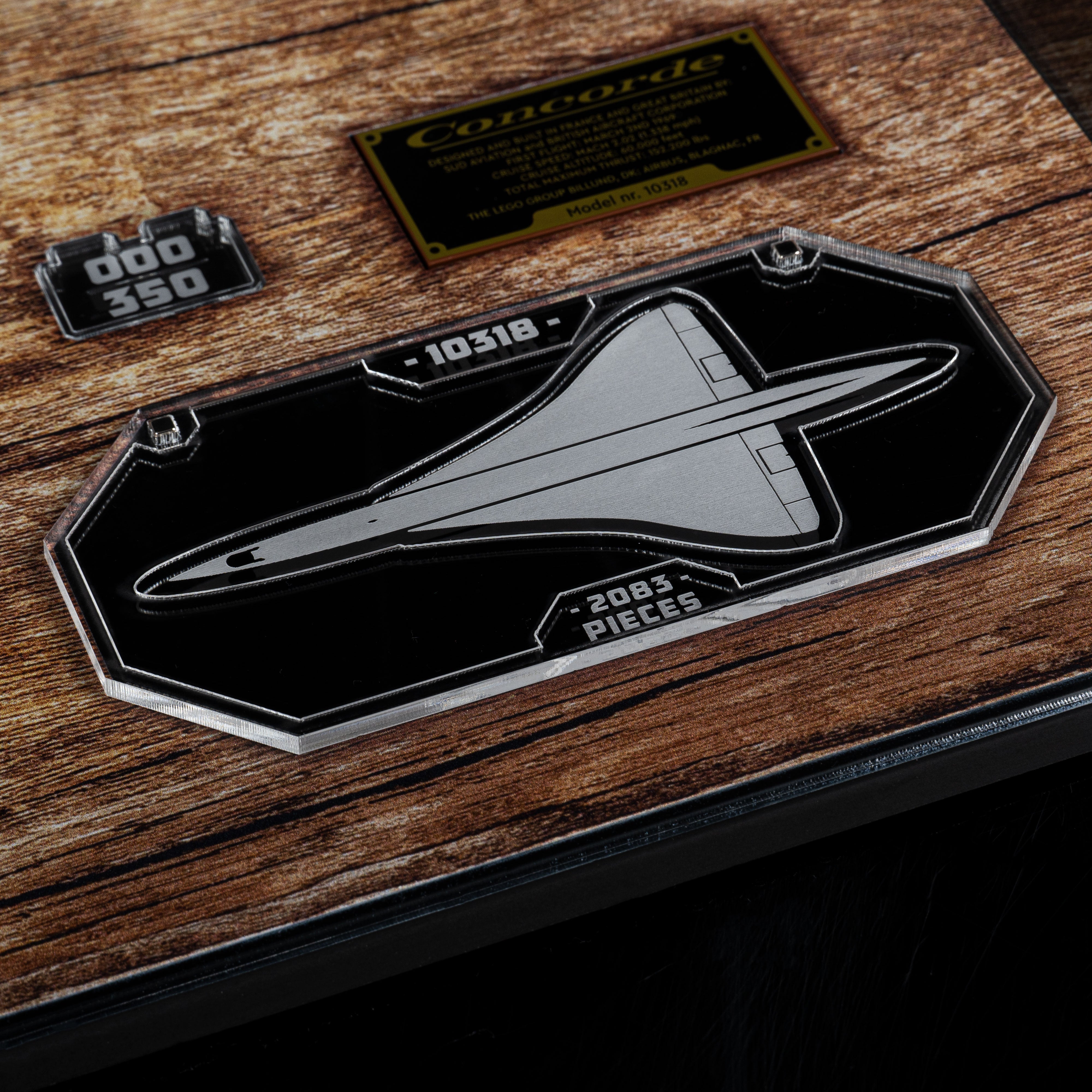 Limited Edition Display Case for LEGO® Icons: Concorde (10318)